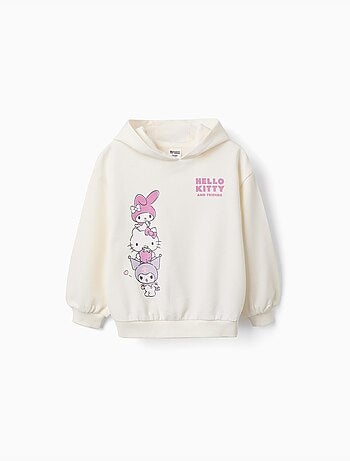 Sudadera perchada con estampado de Hello Kitty