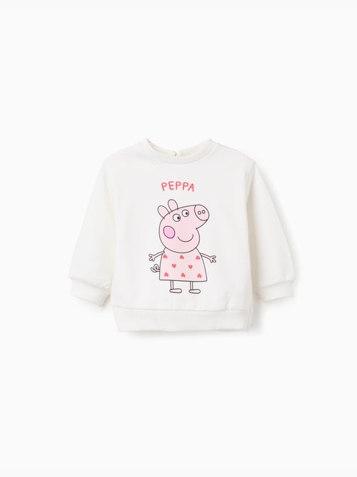 Sudadera perchada con estampado de peppa pig - Kiabi