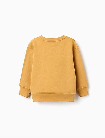 Sudadera perchada con estampado en relieve