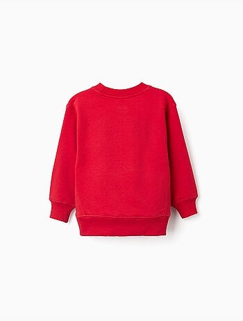 Sudadera perchada con estampado en relieve de Spider-Man
