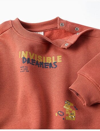 Sudadera perchada con estampado Invisible Dreamers