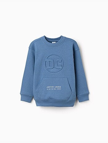 Sudadera perchada con estampados de la Liga de la Justicia