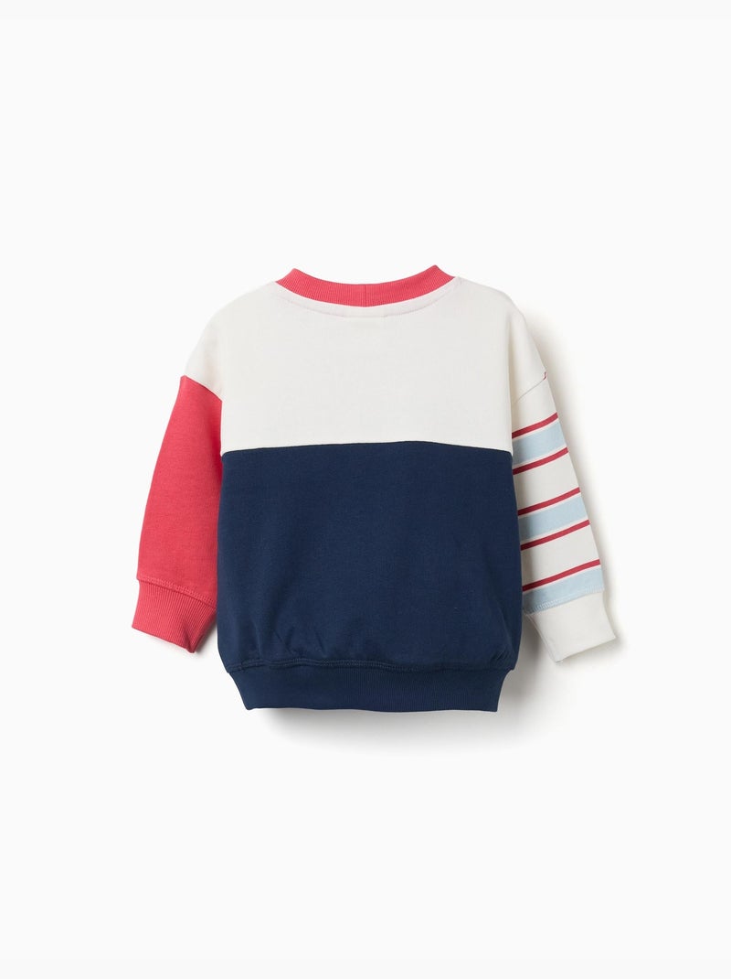 Sudadera perchada con estampados de mickey Azul oscuro - Kiabi