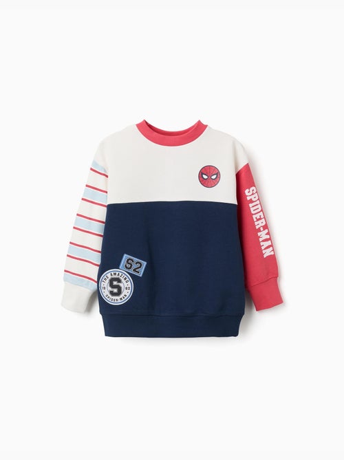 Sudadera perchada con estampados de spider-man - Kiabi Sudadera perchada con estampados de spider-man - Kiabi