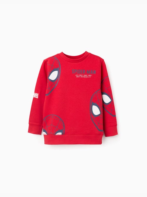 Sudadera perchada con estampados de spider-man - Kiabi