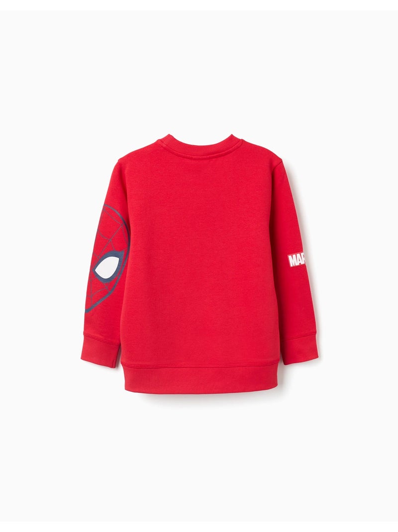 Sudadera perchada con estampados de spider-man Rojo - Kiabi