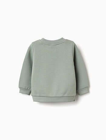 Sudadera perchada con flores y corazones