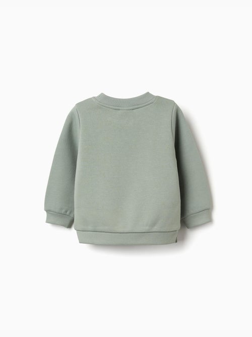 Sudadera perchada con flores y corazones - Kiabi