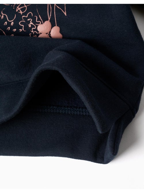 Sudadera perchada con motivo de arte y naturaleza - Kiabi