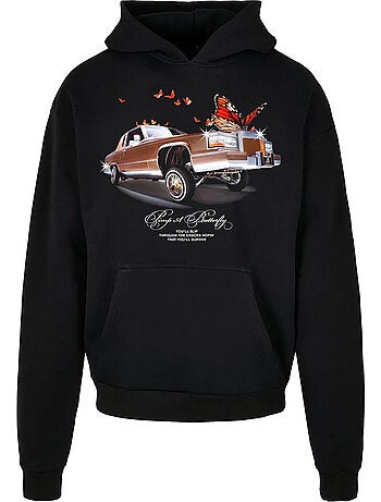Sudadera pimp a diseño mariposa de pesada para hombre - mister tee