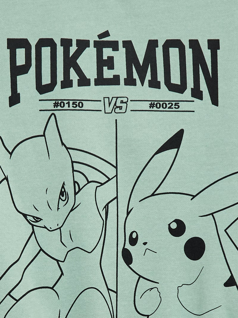 Sudadera 'Pokémon' de cuello redondo Verde - Kiabi