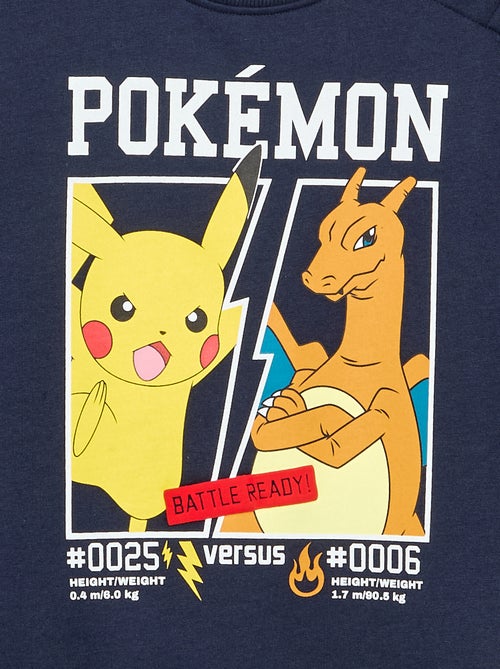 Sudadera 'Pokémon' 'Pikachu' y 'Dracofuego' de cuello redondo - Kiabi Sudadera 'Pokémon' 'Pikachu' y 'Dracofuego' de cuello redondo - Kiabi