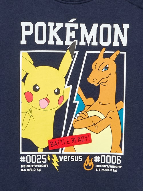 Sudadera 'Pokémon' 'Pikachu' y 'Dracofuego' de cuello redondo - Kiabi Sudadera 'Pokémon' 'Pikachu' y 'Dracofuego' de cuello redondo - Kiabi