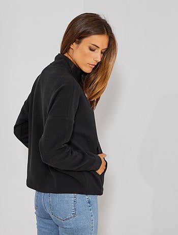 Sudadera polar con bolsillos tipo canguro - Kiabi