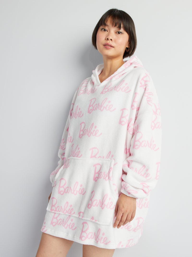 Sudadera polar con capucha 'Barbie' BLANCO - Kiabi