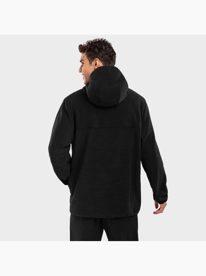 Sudadera polar con capucha hombre esquí y nieve hombre avoriaz Negro - Kiabi