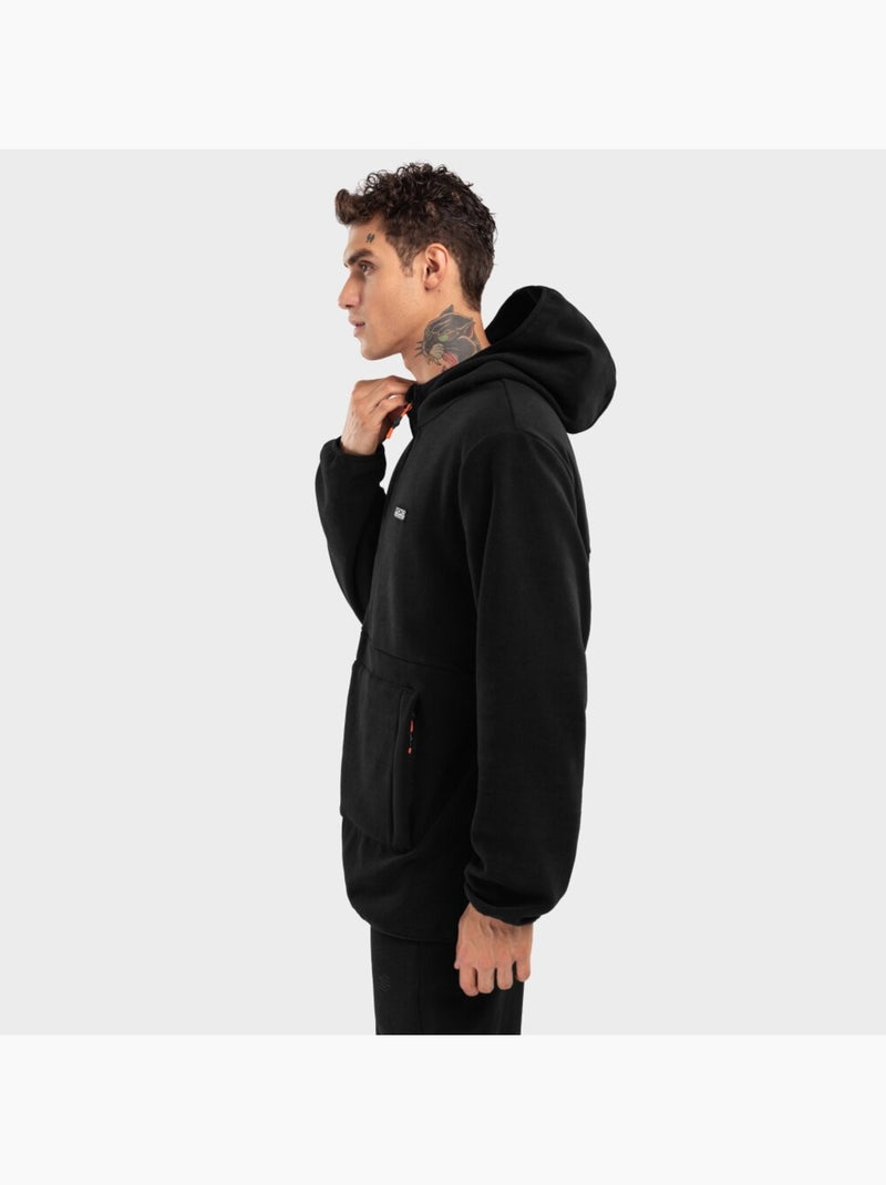 Sudadera polar con capucha hombre esquí y nieve hombre avoriaz Negro - Kiabi