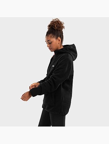 Sudadera polar con capucha mujer esquí y nieve mujer avoriaz-w