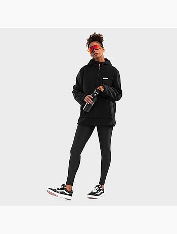 Sudadera polar con capucha mujer esquí y nieve mujer avoriaz-w