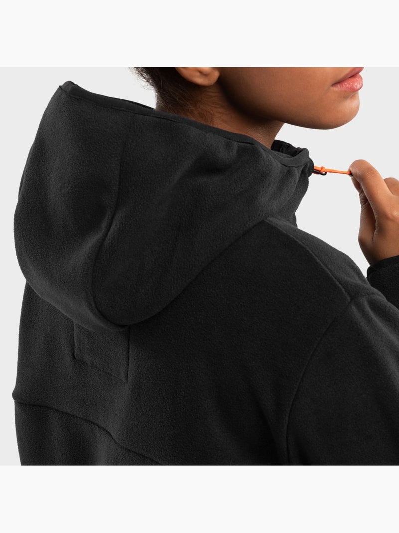 Sudadera polar con capucha mujer esquí y nieve mujer avoriaz-w Negro - Kiabi