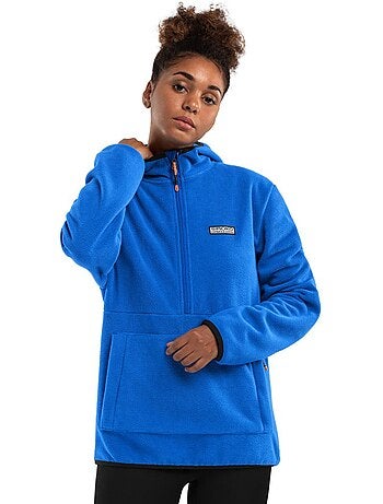 Sudadera polar con capucha mujer esquí y nieve mujer montreux-w