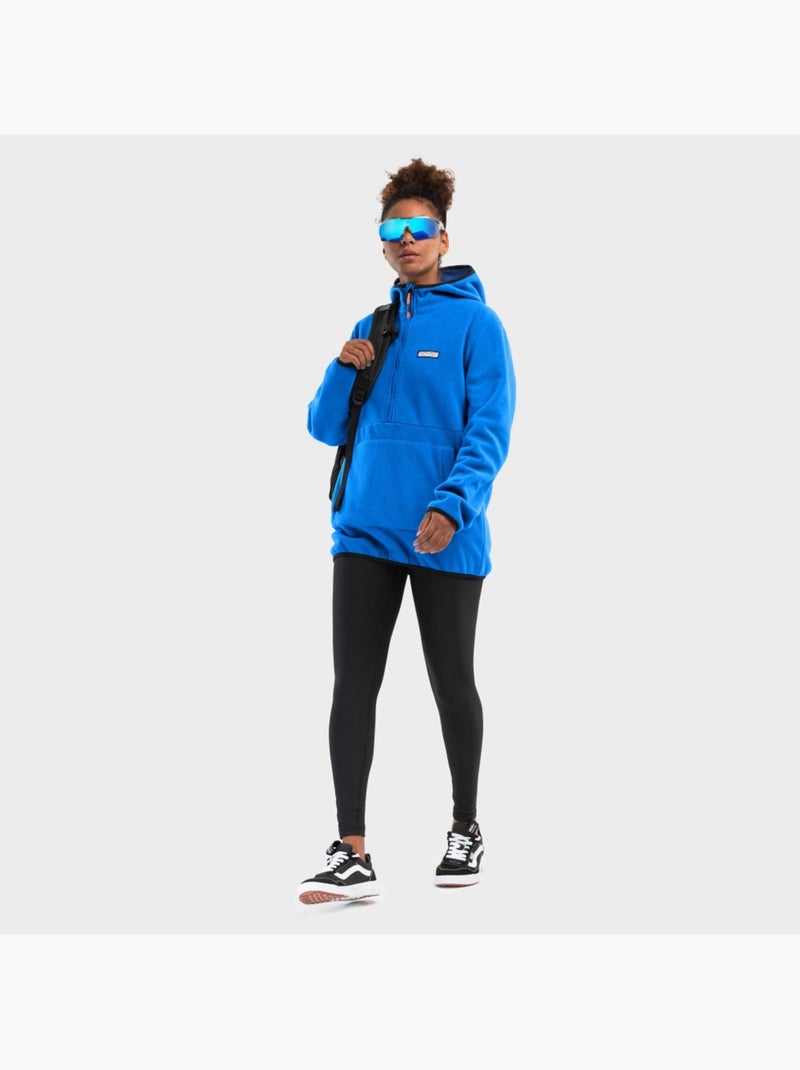 Sudadera polar con capucha mujer esquí y nieve mujer montreux-w Azul - Kiabi