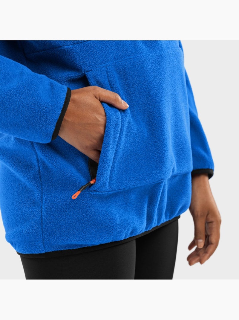 Sudadera polar con capucha mujer esquí y nieve mujer montreux-w Azul - Kiabi