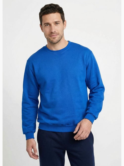 Sudadera polar con cuello redondo - Afibel - Kiabi