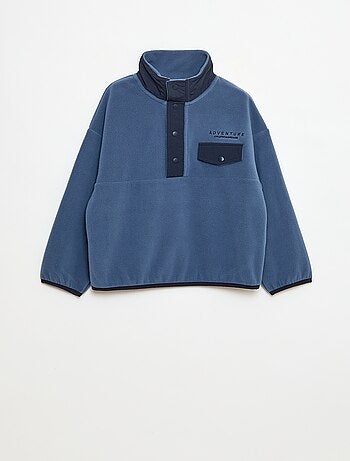 Sudadera polar cuello alto