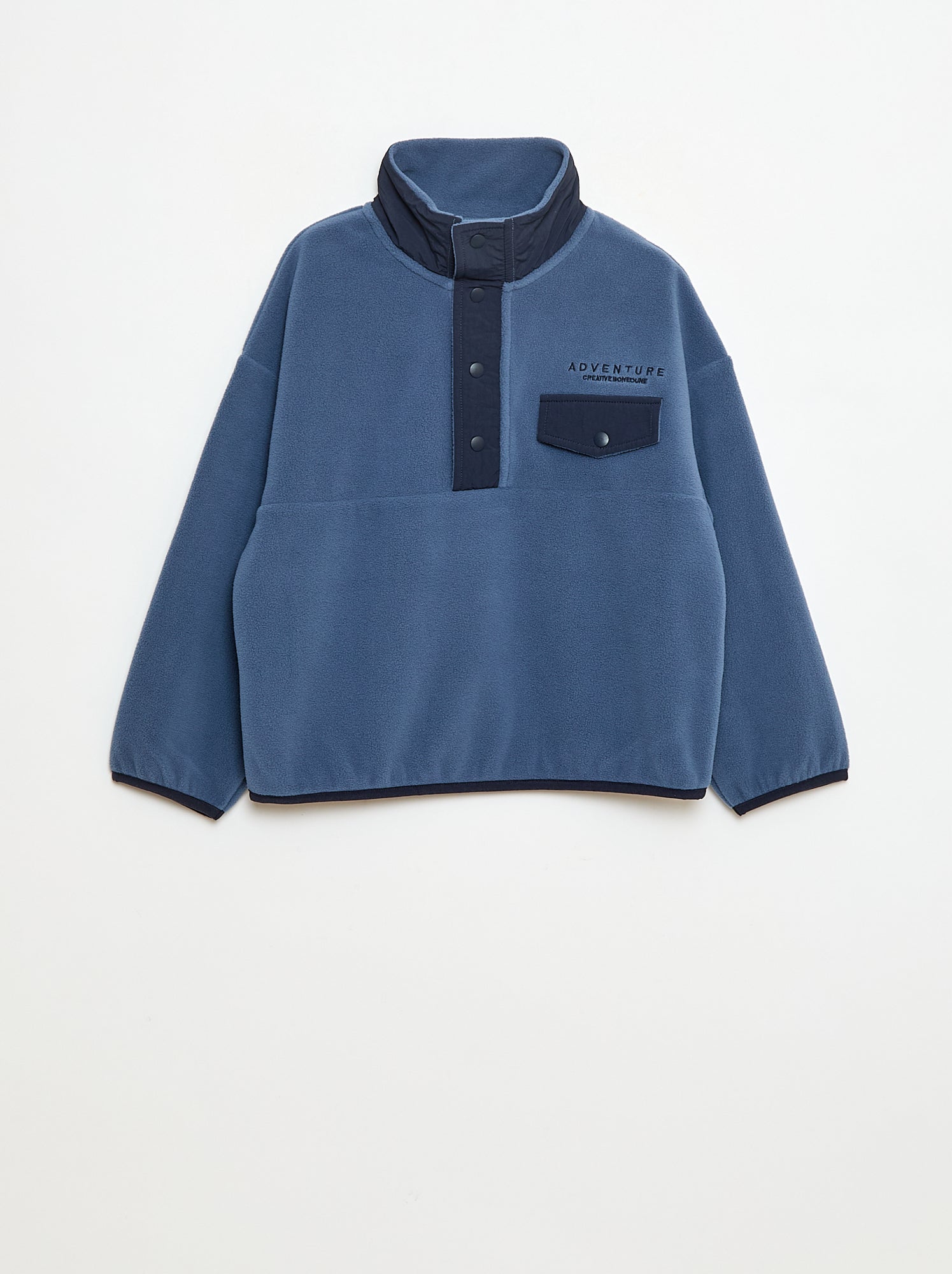 Sudadera polar cuello alto