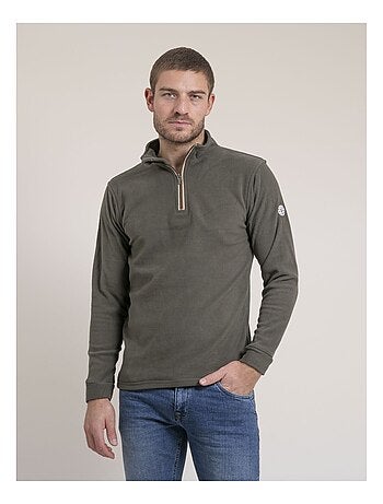 Sudadera polar cuello camionero WATOM