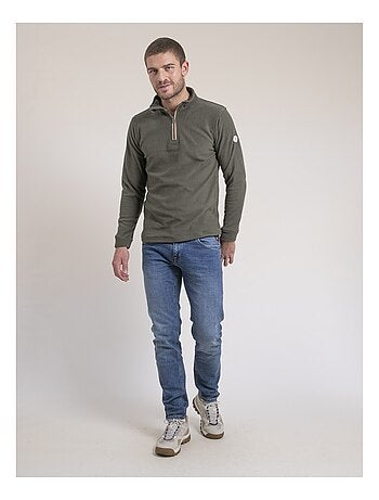 Sudadera polar cuello camionero WATOM