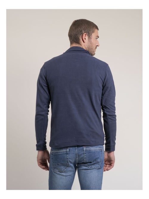 Sudadera polar cuello camionero WATOM - Kiabi