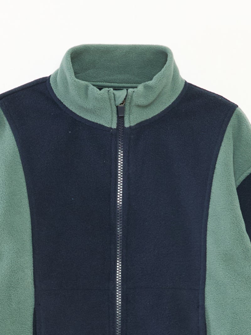 Sudadera polar holgada Azul - Kiabi