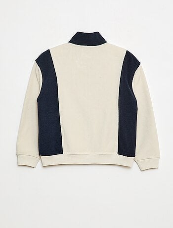 Sudadera polar holgada