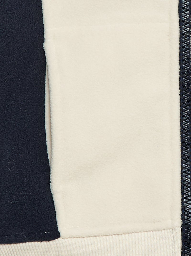 Sudadera polar holgada Beige - Kiabi