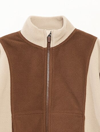 Sudadera polar holgada