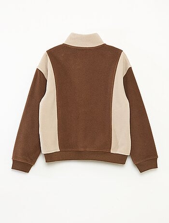 Sudadera polar holgada