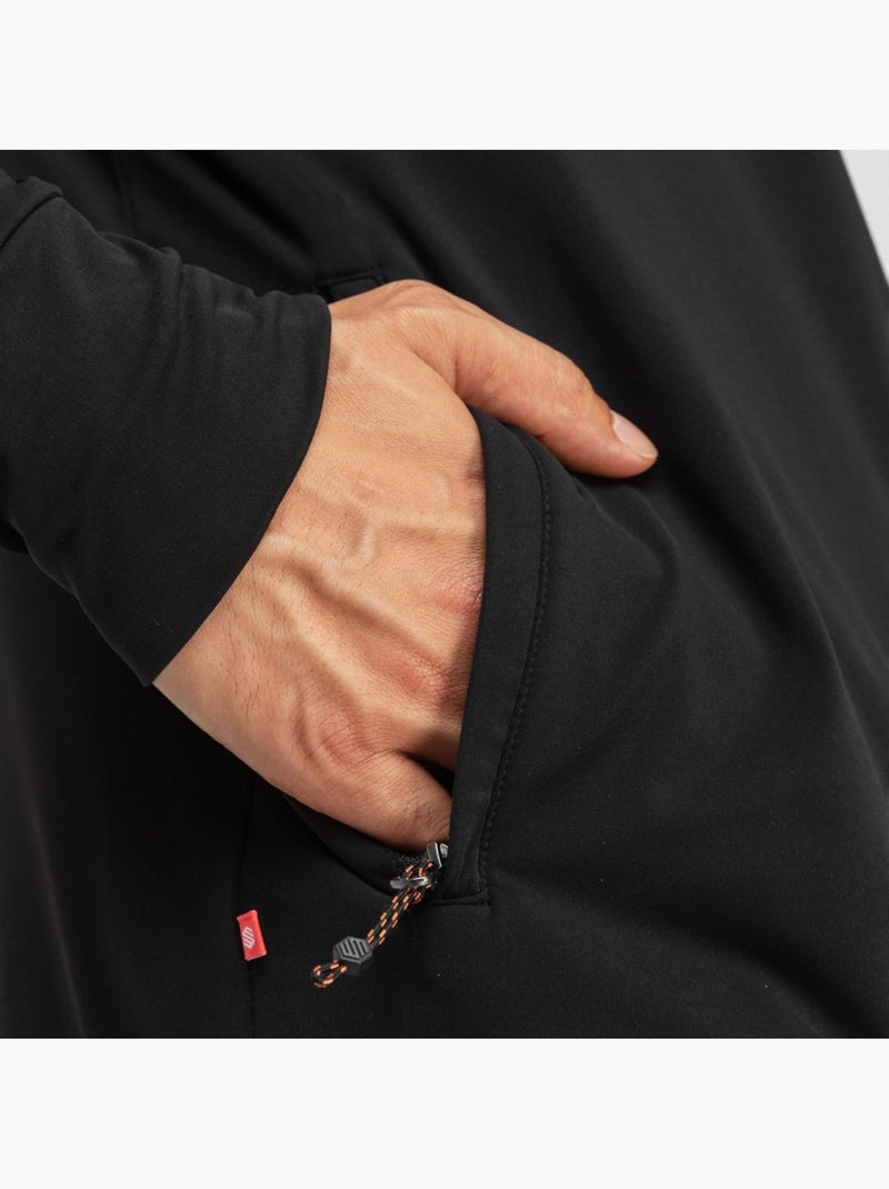 Sudadera polar montaña hombre senderismo hombre platte Negro - Kiabi
