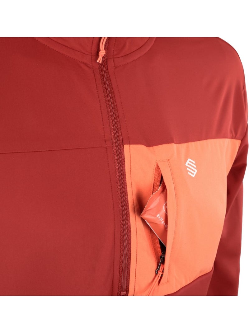 Sudadera polar montaña hombre senderismo hombre platte Rojo - Kiabi