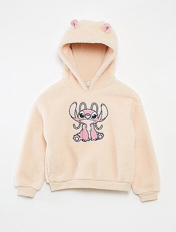 Sudadera polar 'Stitch' con capucha y orejas