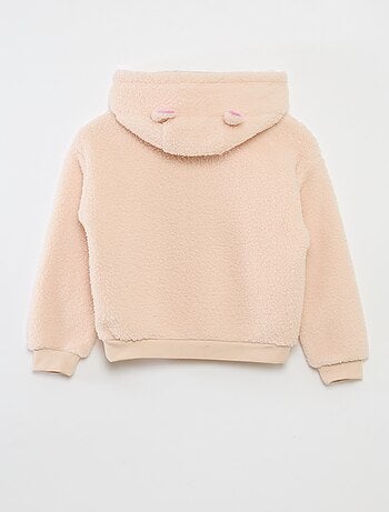Sudadera polar 'Stitch' con capucha y orejas