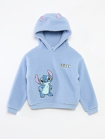 Sudadera polar 'Stitch' con capucha y orejas