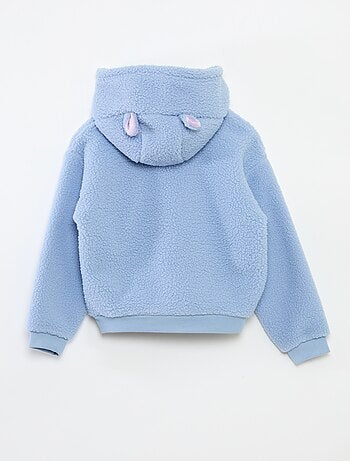 Sudadera polar 'Stitch' con capucha y orejas