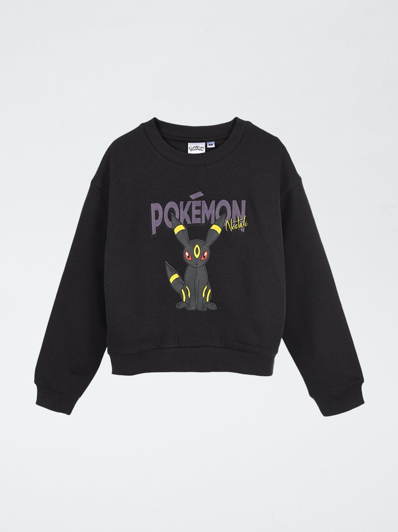 Sudadera polar 'Sun city' 'Pokémon' de algodón Negro - Kiabi