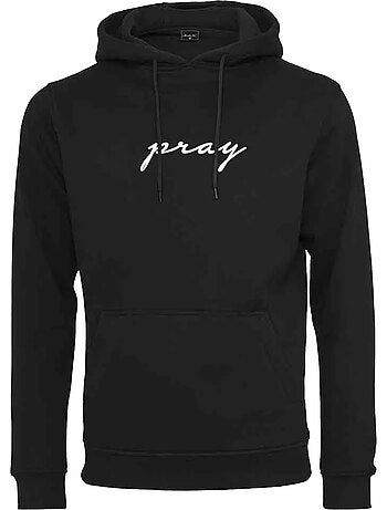 Sudadera pray diseño bordada para hombre - mister tee