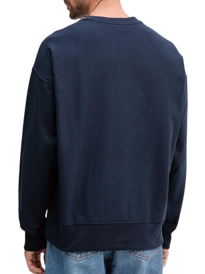 Sudadera Premium Calvin Klein Jeans para Hombre Azul marino - Kiabi