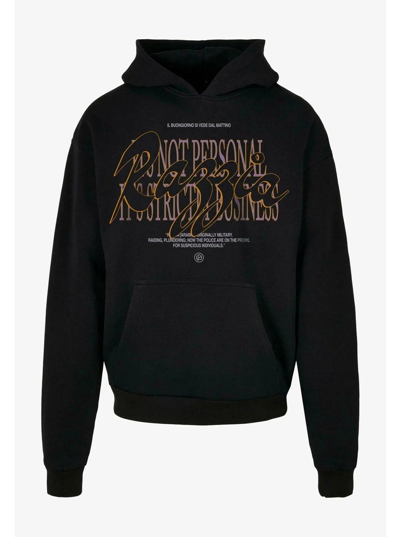 Sudadera razzia de ultrapesada para hombre - mister tee Negro - Kiabi