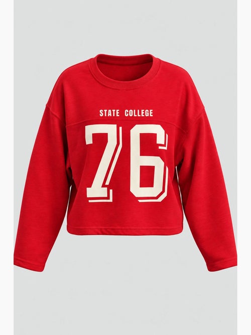 Sudadera regular mixray - Kiabi Sudadera regular mixray - Kiabi