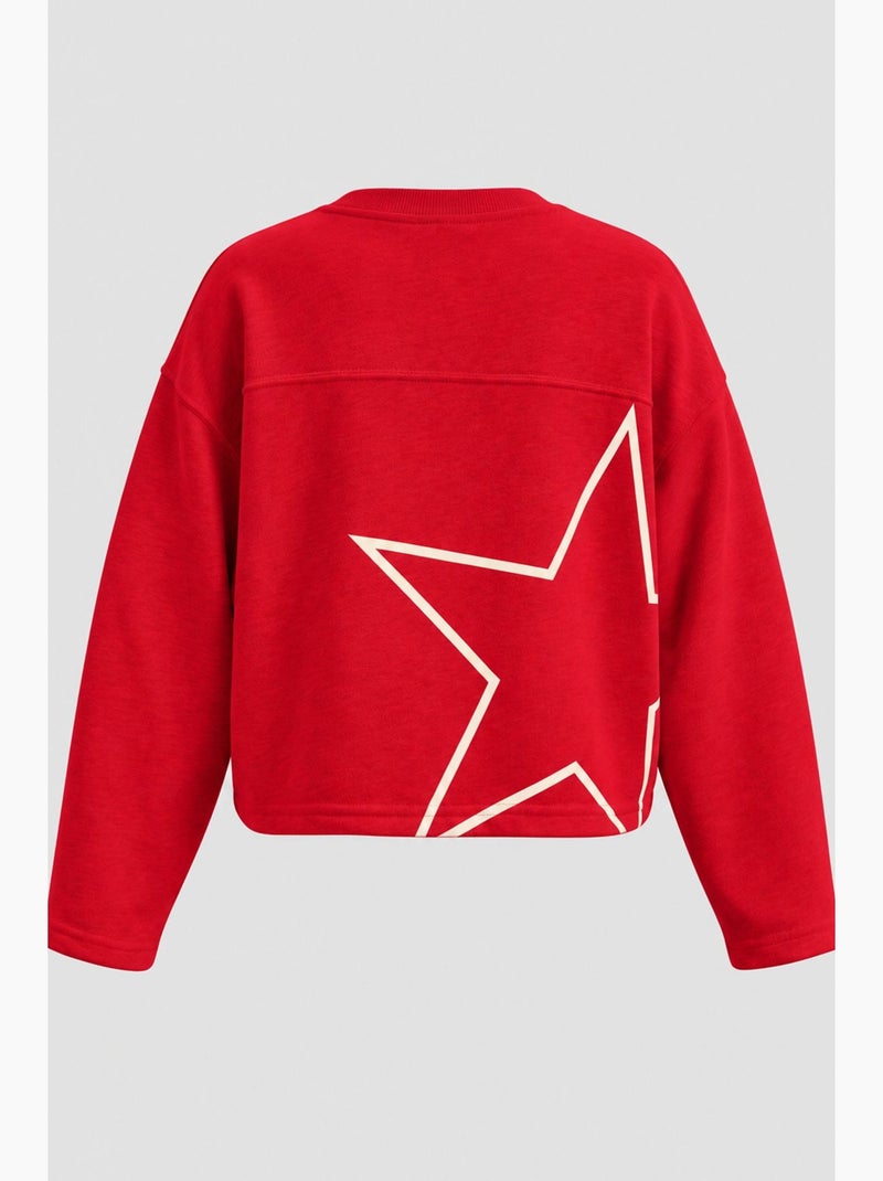 Sudadera regular mixray Rojo - Kiabi